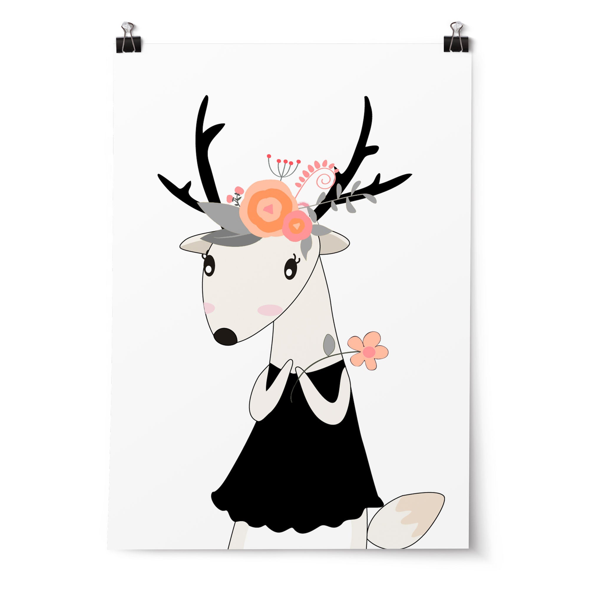 Woodland Bunny, Deer & Quote Prints