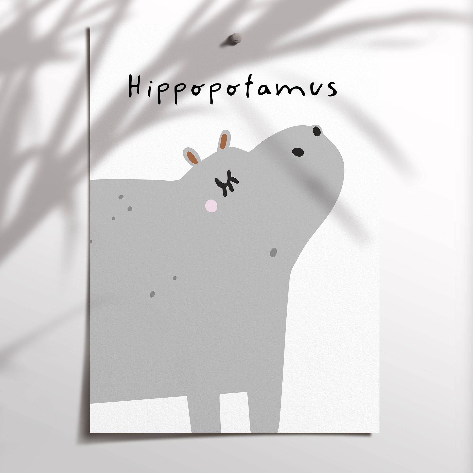 Hippo Print