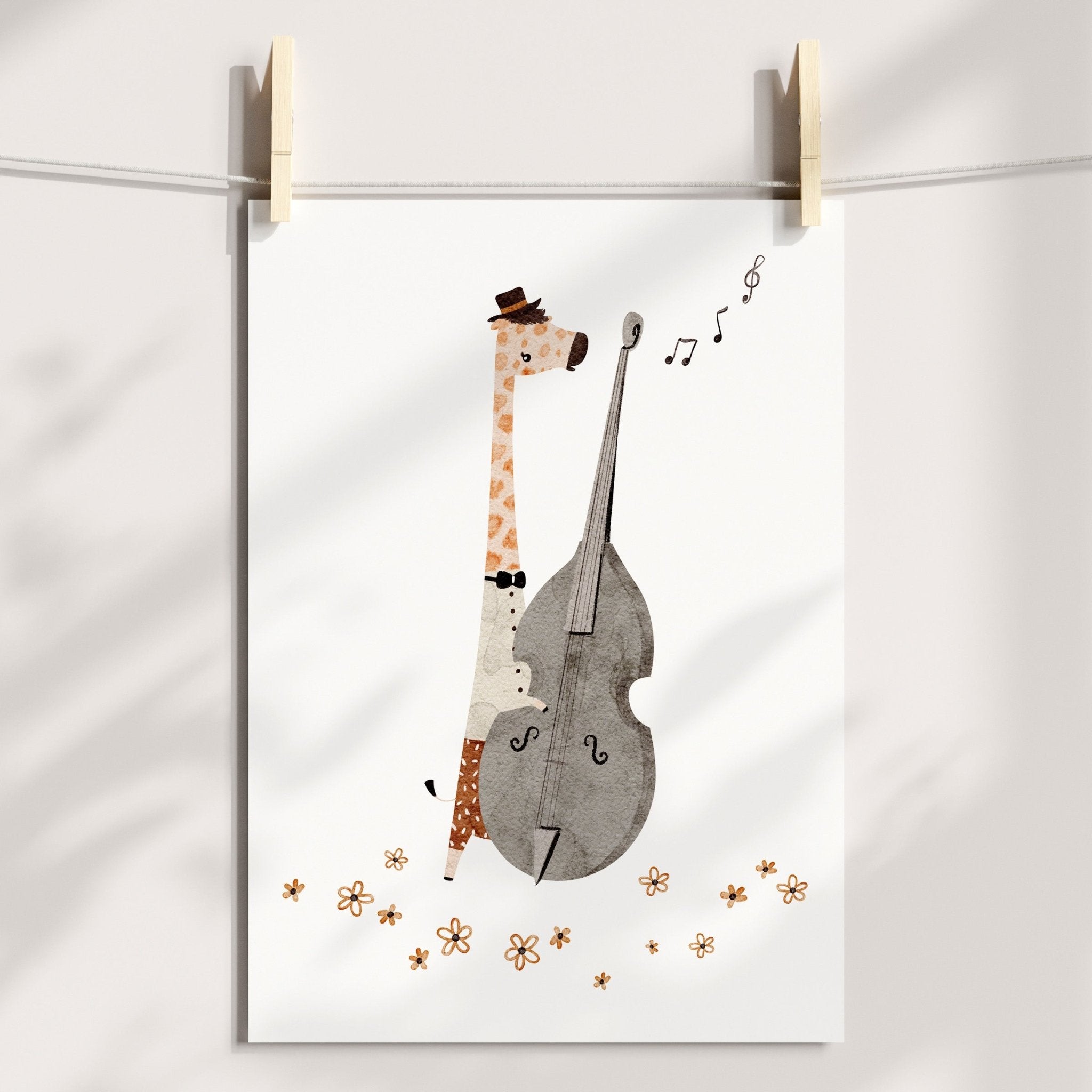Jungle Jazz Giraffe Print