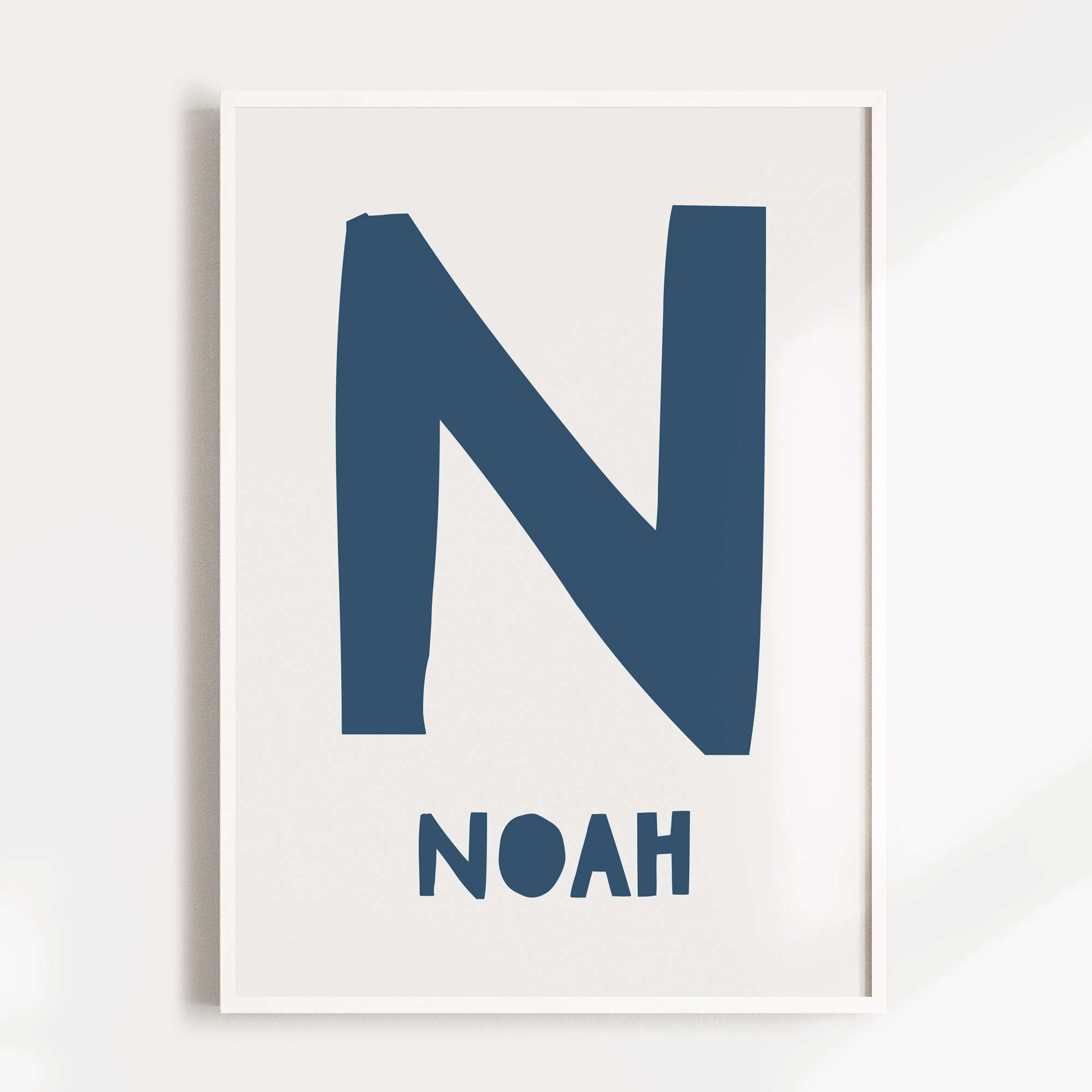 Letter & Name Print,