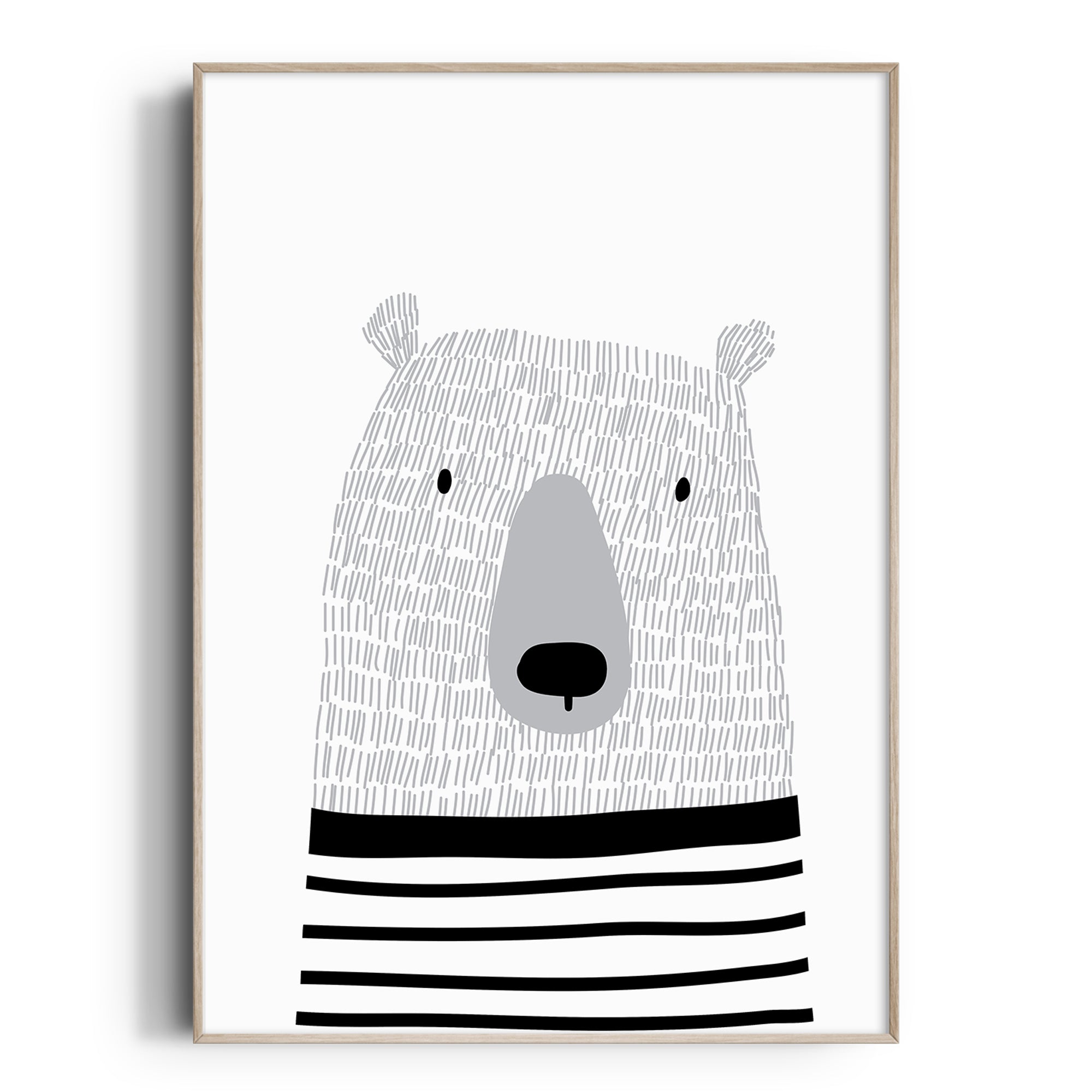Scandi Bear Print