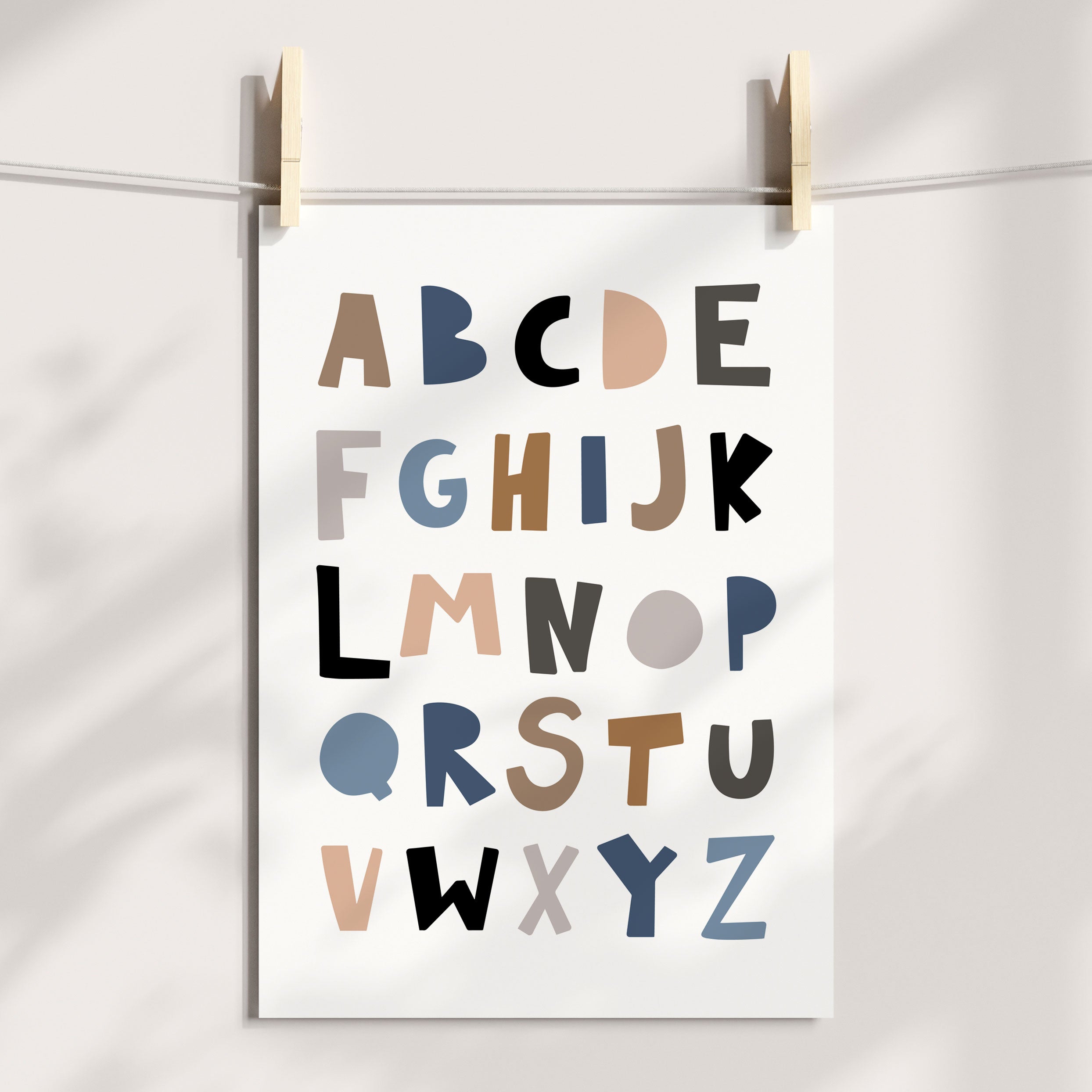 Space Alphabet Print