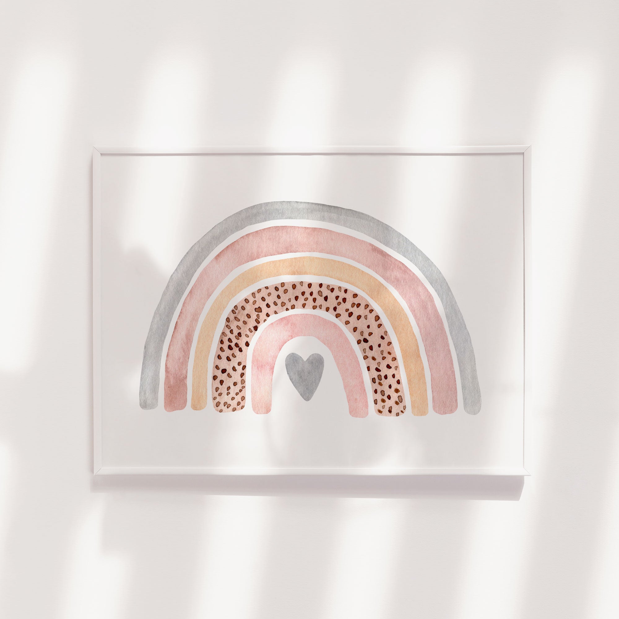 Watercolour Rainbow Print