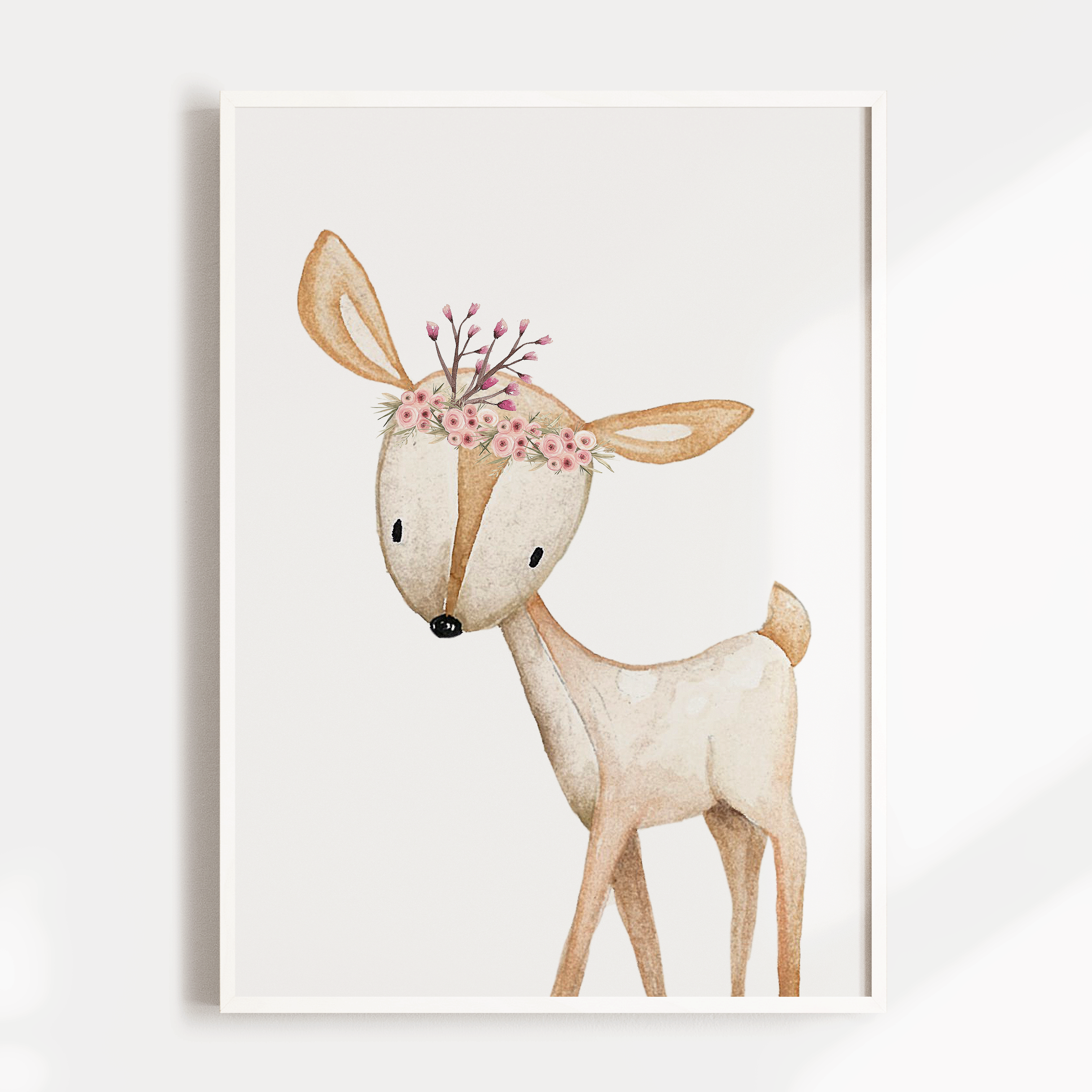Woodland Deer Print